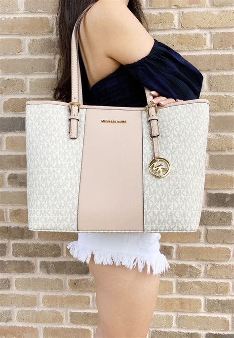 michael kors pls|Michael Kors purses vanilla pink.